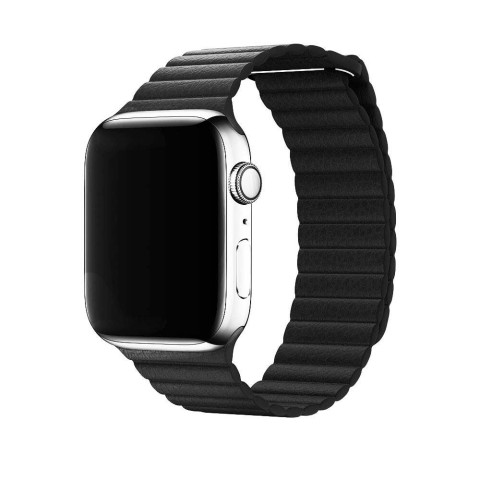 Кожаный ремешок Leather Loop для Apple Watch 38/40/41mm Black Кожаный ремешок Leather Loop для Apple Watch 38/40/41mm Black